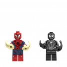Black SpiderMan Zombie Spiderman Minifigures Lego Compatible The Avengers Set