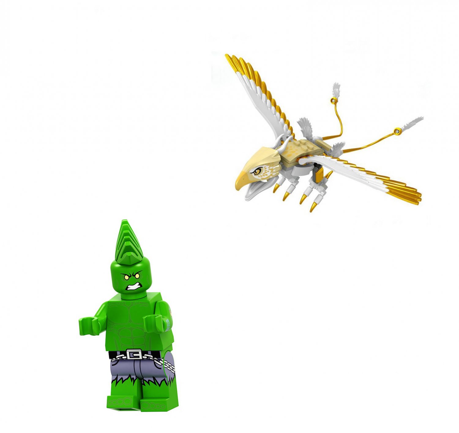 Thunderbird Punk Hulk Minifigures Lego Compatible Superhero Movie Set
