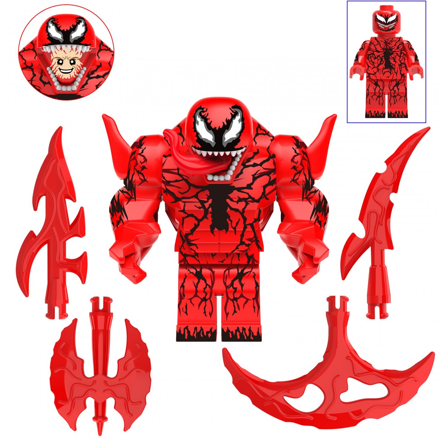 Carnage 2024 Minifigures Lego Compatible Venom Movie Minifigure