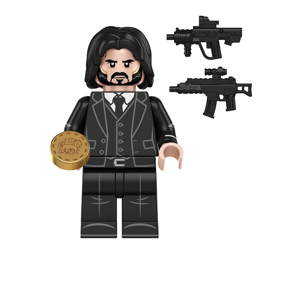 John Wick Minifigures Lego Compatible Movie Minifigure