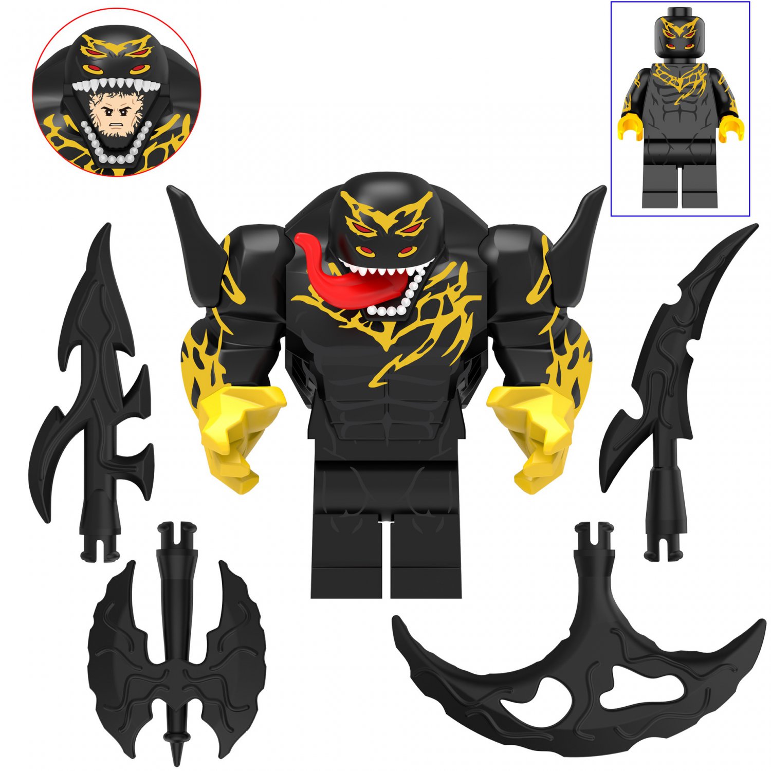 Sleeper Minifigures Lego Compatible Venom Super Heroes Minifigure