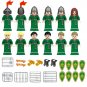 12pcs Female elf hunter Minifigures Lego Compatible Medieval Knight Sets