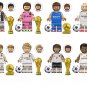 David Beckham Mbappe Bale Messi Ronaldo Minifigures Lego Compatible World cup Football Set