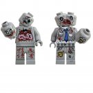 2pcs The Walking Dead Walking corpse Minifigures Lego Compatible  Movie Set