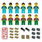 America Farm Farmer Farmer Minifigures Lego Compatible City Sets
