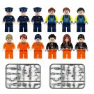 The Police are chasing fugitives Minifigures Lego Compatible City Police Sets