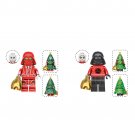2pcs Christmas attire Darth Vader Minifigures Lego Compatible Star Wars TV Set