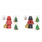2pcs Christmas attire Darth Vader Minifigures Lego Compatible Star Wars TV Set