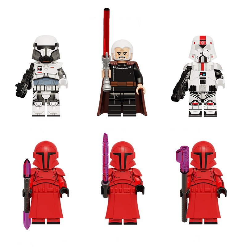 Count Dooku Stormtrooper Praetorian Guard Minifigures Lego Compatible Star Wars Sets