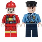 London Police Fireman Minifigures Lego Compatible London City Sets