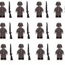12pcs Wehrmacht Zombies Minifigures Lego Compatible WW2 Military Zombies Sets