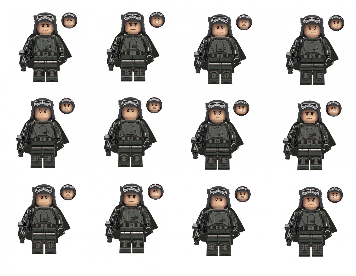 12pcs Mudtrooper Muddy troops Minifigures Lego Compatible Solo A Star Wars Story Set