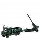 America M35a2 truck and M198 howitzer Minifigures Lego Compatible WW2 Military Sets