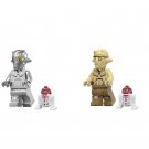 2pcs Professor Huyang Minifigures Lego Compatible Star Wars movie Set