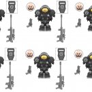 6pcs James Raynor Minifigures Lego Compatible StarCraft Set