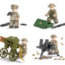 British 14th Army Group Minifigures Lego Compatible WW2 Movie Sets