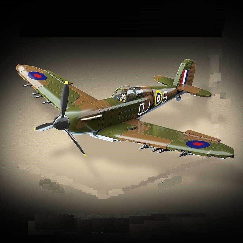Britain Spitfire Fighter Minifigures Lego Compatible WW2 Fighter Sets