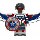 Captain America Sam Minifigures Lego Compatible Captain America Brave New World Minifigure