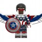 Captain America Sam Minifigures Lego Compatible Captain America Brave New World Minifigure