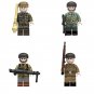Luftwaffe Pzf airborne troops Minifigures Lego Compatible WW2 Military Sets