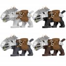 Silver Armor Wolf Vargr Minifigures Lego Compatible The Lord of the Rings Sets