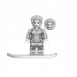 Female Silver Surfer Minifigures Lego Compatible The Fantastic Four First Steps Minifigure