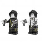 2pcs Edward Scissorhands Minifigures Lego Compatible American movies Sets