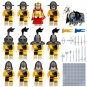 12pcs Evil Dragon Knight Minifigures Lego Compatible Medieval Knight Sets