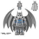 Heavy Silvery Grey Batman Mecha Minifigures Lego Compatible Batman Movie Minifigure