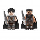2pcs Guts From Berserk Minifigures Lego Compatible Comic Sets