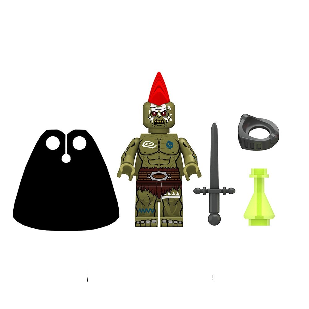 Orc Rogue Minifigures Lego Compatible World of Warcraft Minifigure