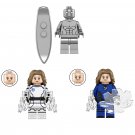 Invisible Woman and Silver Surfer Minifigures Lego Compatible The Fantastic Four 2025 Sets