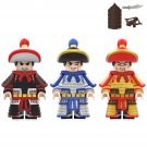 3pcs Song Dynasty Soldier Minifigures Lego Compatible China Military Sets