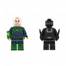 Black Noir and Lex Luthor Minifigures Lego Compatible Superman movie Set