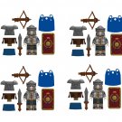 4pcs Roman crossbowman Minifigures Lego Compatible Ancient Rome Sets