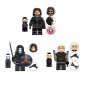 Winter Soldier Yelena and Taskmaster Minifigures Lego Compatible Thunderbolts Movie Sets