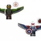 Joaquín Torres and Sam Wilson Minifigures Lego Compatible Captain America 4 Movie Sets