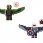 Joaqu&Atilde;&shy;n Torres and Sam Wilson Minifigures Lego Compatible Captain America 4 Movie Sets