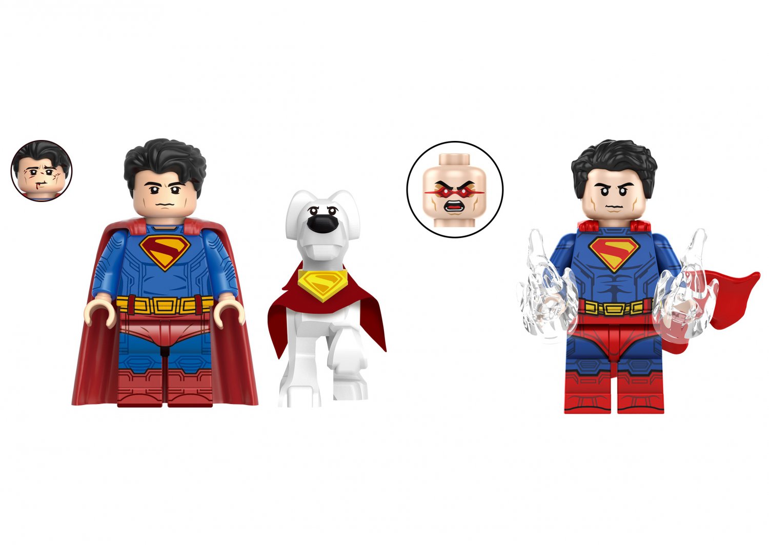 2pcs Superman underdog Minifigures Lego Compatible 2025 Superman movie Sets