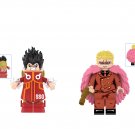 Fight Luffy and Donquixote Doflamingo Minifigures Lego Compatible One Piece Sets
