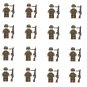 U.S 101st Air Assault Airborne Minifigures Lego Compatible WW2 Europe Battlefield Set