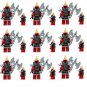 9pcs Dragonian Scout Minifigures Lego Compatible Ninjago Dragonian Storm Village Sets