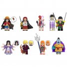 Jinbe Nami Sanji Nico Robin Shanks Minifigures Lego Compatible One Piece Sets