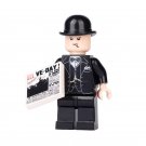 Winston Churchill Minifigures Lego Compatible WW2 Military Minifigure