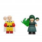 Saitama and Blizzard Minifigures Lego Compatible One-Punch Man Sets