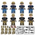 America Mercenary Soldier Minifigures Lego Compatible Modern Military Sets