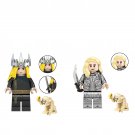 Thranduil and Galadriel Minifigures Lego Compatible The Rings of Power Season 2 Minifigure