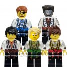 Old Age Kai Jay Cole Zane Minifigures Lego Compatible Ninjago Sets