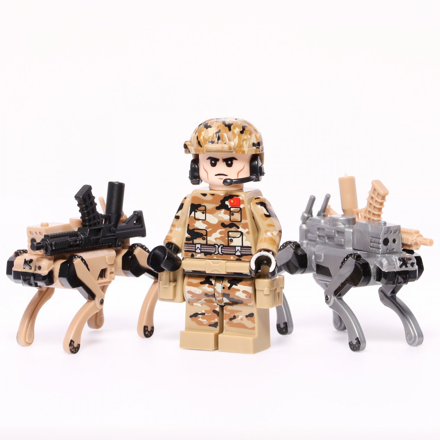 Military Robotic Dog Special Force Minifigures Lego Compatible Modern Military Sets