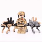 Military Robotic Dog Special Force Minifigures Lego Compatible Modern Military Sets